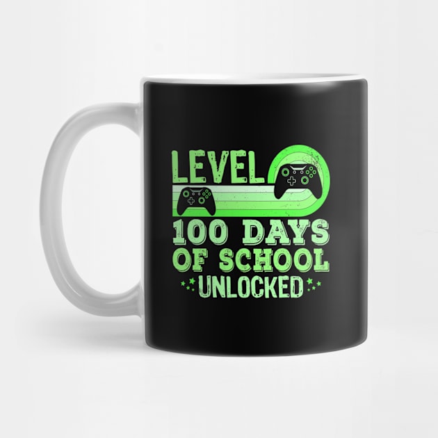 100 Days Of School  Level Unlocked by Teesamd